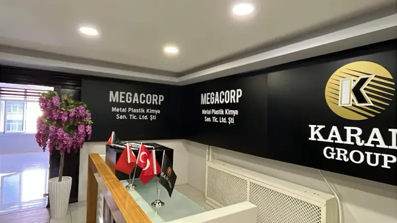 Ofis iç mekân logo uygulaması